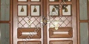 Teakwood Temple Door