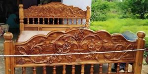 Wooden Luxury Double Bed