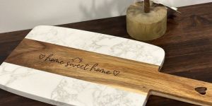 Marble Wood Cutting Board
