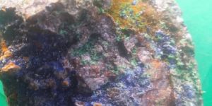 Natural Azurite Ore Deep Blue Copper Carbonate Mineral