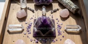 1 Inch Natural Stress Relief Spiritual Wisdom Amethyst Pyramid
