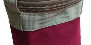 Maroon Rexine Lunch Box Bag