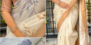 Bhagalpuri Tussar Silk Saree