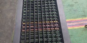 double deflection aluminium grill