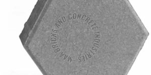 60mm Grey Concrete Hexagonal Paver Block