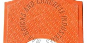 60mm Orange Wave Concrete Paver Block