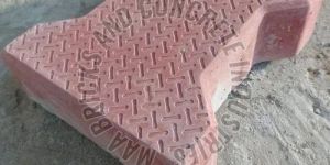 60mm Red Dumble Cement Paver Blocks