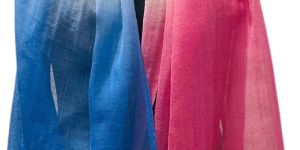 Wool Silk Classic Style Tye Dye Scarf