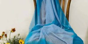 wool silk ombre dual tone scarves