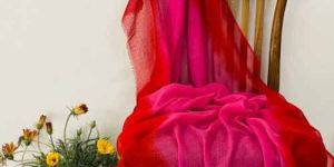Wool Silk Tie Dye Boho Style Scarves