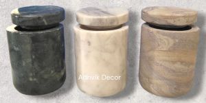 180ml Marble Candle Jar with Lid