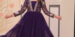 Embroidered Ladies Gowns