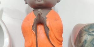 Baby Monk Idol Polyresin Namaste Buddha