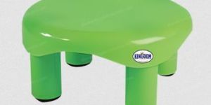 Parrot Green Plastic Bathroom Stool