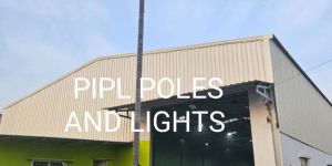 Square V Type Double Arm Pole