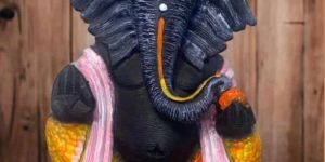 12 Inch Antique Ganesh Statue