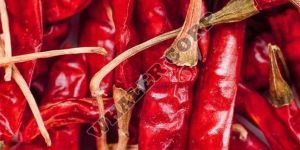 Dried Red Long Chilli with Stem