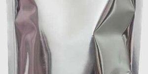 Metalized Silver Laminate Standup Zipper Pouch