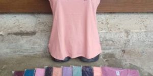 Ladies Cotton Regular T Shirt