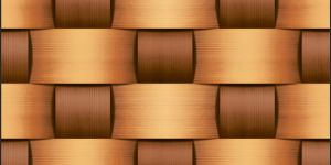 200x300mm Woven Basketweave Decor Ceramic Tile