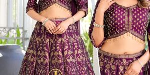 Royal Embroidered Georgette Lehanga Choli