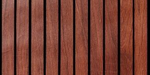 9L-431 Almond Brown PVC Fluted Louvers Panel