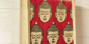 Printed Jute Carry Bag