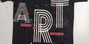 Kids Black Round Neck Cotton T Shirt