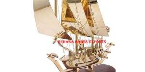 Brass Ship Showpieces for Wedding Gifts