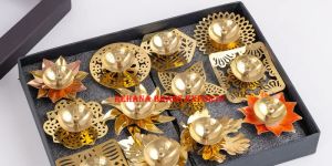 Fancy Brass Diya
