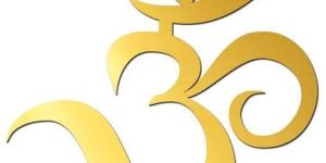 Om Golden Acrylic Cutout For Resin Art