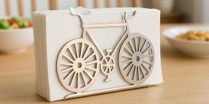 Bicycle Design Stainless Steel Napkin Holder