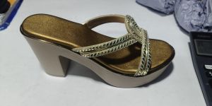 Designer Crystal Embellished Heel Sandal