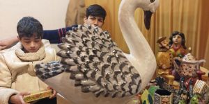 Paper Mache Swan Duck