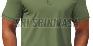 Mens Polo Neck T Shirt