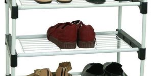 3 Layer Mild Steel Powder Coated Shoe Rack