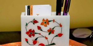 Marble Inlay Pen Holders