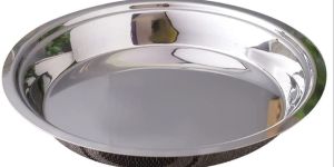 Rust Proof Stainless Steel Round Parat