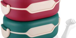 Single Compartment Plastic Lunch Box