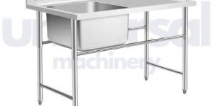 Stainless Steel Two Sink Unit