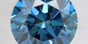 Brilliant Round Fancy Blue Lab Grown Diamond