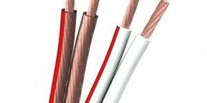 PVC Insulated Parallel Flat Speaker Wire with Copper Conductor