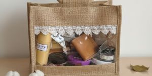 Jute Windows Gift Bag