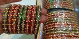 Multicolor Lac Bangle Set