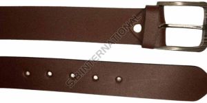 Chocolate Brown Polished Leather Belt