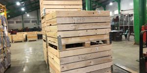 Rectangular Wooden Packaging Box