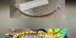 German Silver Dry Fruit Box