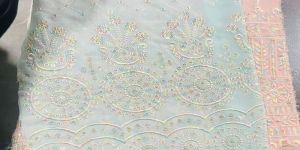 Hand Embroidered Fabric