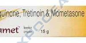 Melamet Hydroquinone Tretinoin Mometasone Furoate Cream