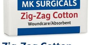 Highly Absorbent Zig-Zag Cotton